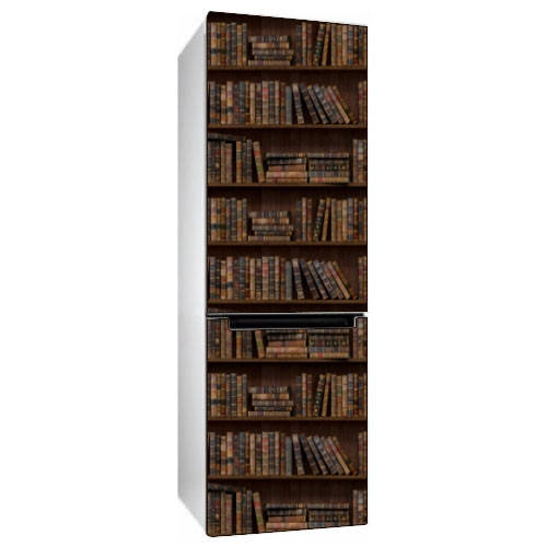 Виниловая наклейка на холодильник Книжный шкаф пленка коричневый фон книги глянцевая 650*2000 мм
Виниловая наклейка на холодильник Книжный шкаф пленка коричневый фон книги глянцевая 650*2000 мм