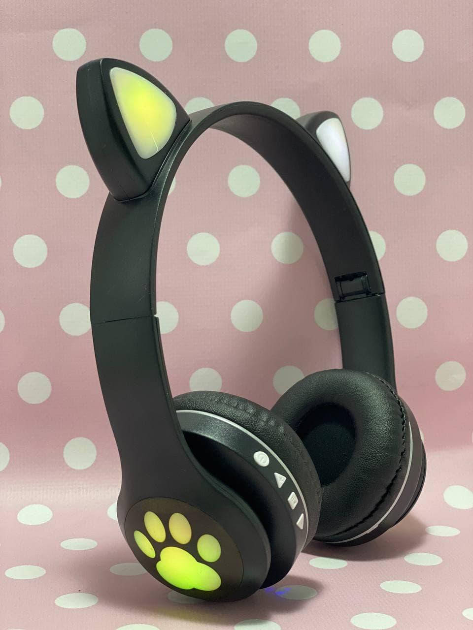 Беспроводные Bluetooth наушники Cat Ear VZV-23M с ушками и LED подсветкой Черные, Черный
Беспроводные Bluetooth наушники Cat Ear VZV-23M с ушками и LED подсветкой Черные, Черный