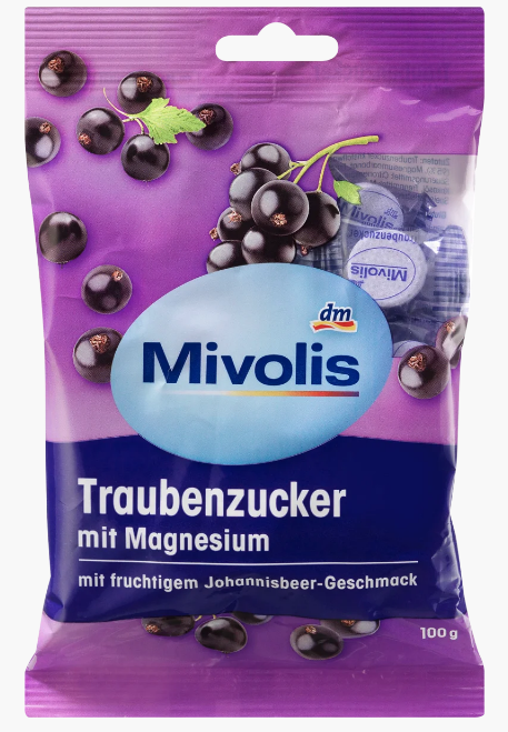 Декстрозные сладости без сахара Mivolis Traubenzucker mit Magnesium, 100 гр.(30шт) Германия 4058172309953
Декстрозные сладости без сахара Mivolis Traubenzucker mit Magnesium, 100 гр.(30шт) Германия 4058172309953