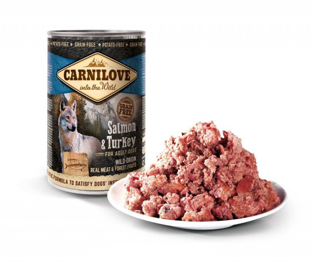 Консервы для собак Carnilove Salmon & Turkey for adult dogs (лосось/индейка) 400 г
Консервы для собак Carnilove Salmon & Turkey for adult dogs (лосось/индейка) 400 г