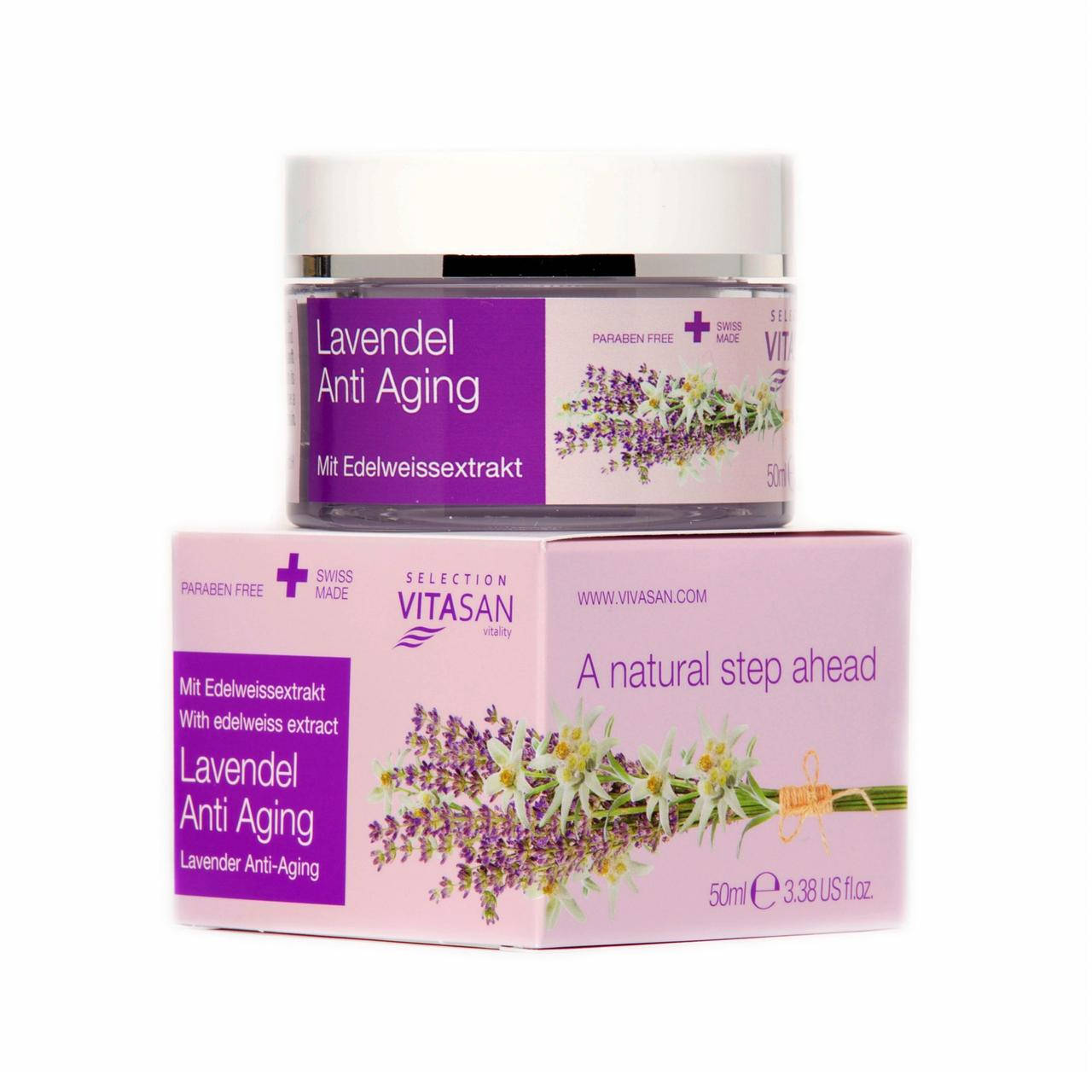 Анти-возрастной крем для лица Лаванда с гиалуроновой кислотой lavendel Anti Aging Вивасан Швейцария 50 мл
Анти-возрастной крем для лица Лаванда с гиалуроновой кислотой lavendel Anti Aging Вивасан Швейцария 50 мл