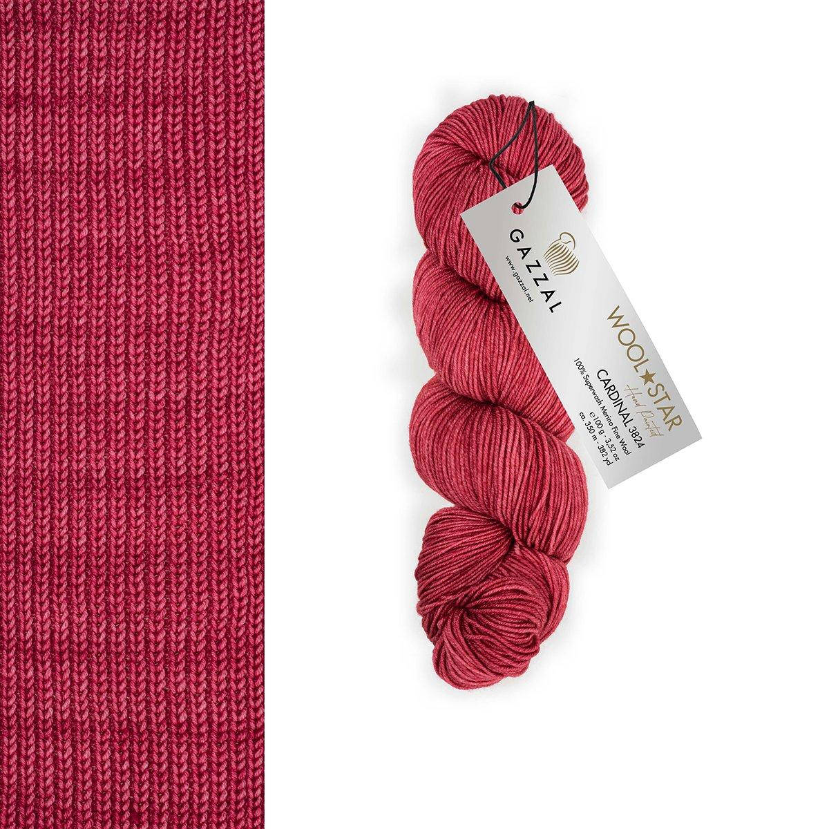 Gazzal Wool Star (Газзал Вул Стар) № 3824 (Пряжа мериносовая шерсть, нитки для вязания)
Gazzal Wool Star (Газзал Вул Стар) № 3824 (Пряжа мериносовая шерсть, нитки для вязания)