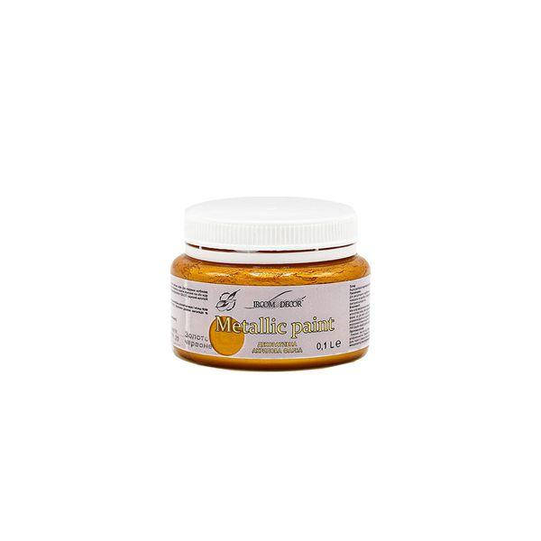 Краска декоративная акриловая Ircom Decor Metallic Paint красное золото ИР 152 (Металик Пеинт)
Краска декоративная акриловая Ircom Decor Metallic Paint красное золото ИР 152 (Металик Пеинт)