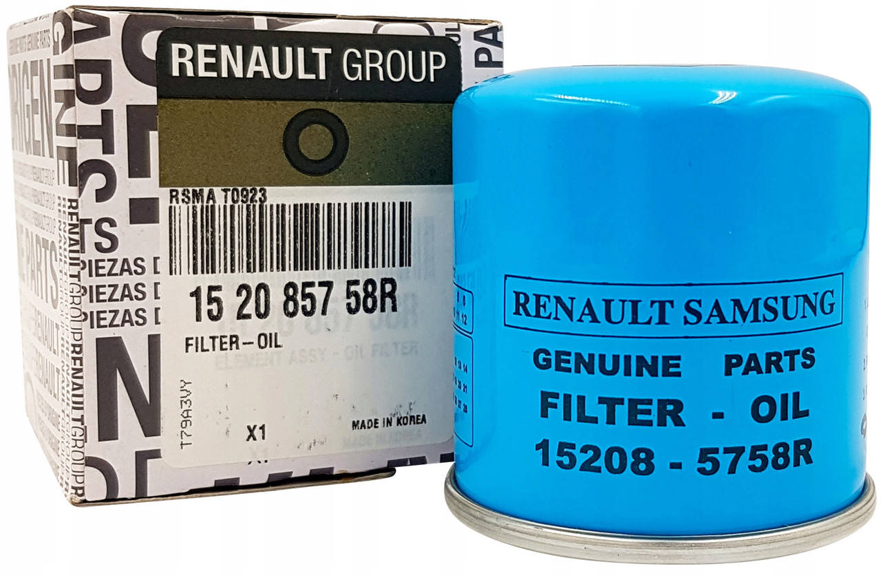 Фильтр масляный Renault 152085758R (оригинал) на Renault Koleos 1 (Рено Колеос 1) 2.5i 2TR
Фильтр масляный Renault 152085758R (оригинал) на Renault Koleos 1 (Рено Колеос 1) 2.5i 2TR