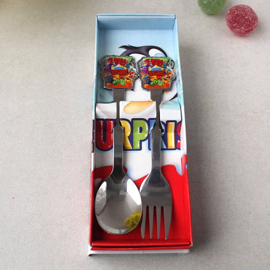 Набор детский ложка и вилка Isfahan Brawl Stars 2 предмета, детская посуда, Разные цвета
Набор детский ложка и вилка Isfahan Brawl Stars 2 предмета, детская посуда, Разные цвета