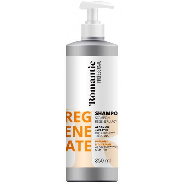 Шампунь для поврежденных волос Romantic Professional Helps to Regenerate Shampoo, 850 мл
Шампунь для поврежденных волос Romantic Professional Helps to Regenerate Shampoo, 850 мл