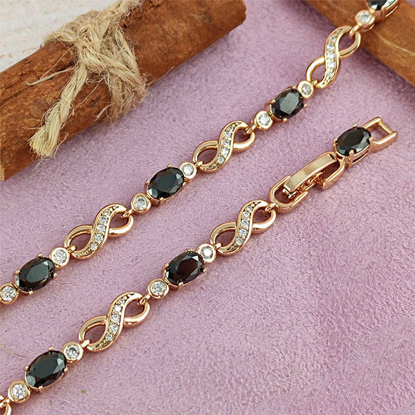 Браслет Xuping 16,5/18,5 см Бесконечность черные медицинское золото позолота 18К А/В 4-0373
Браслет Xuping 16,5/18,5 см Бесконечность черные медицинское золото позолота 18К А/В 4-0373