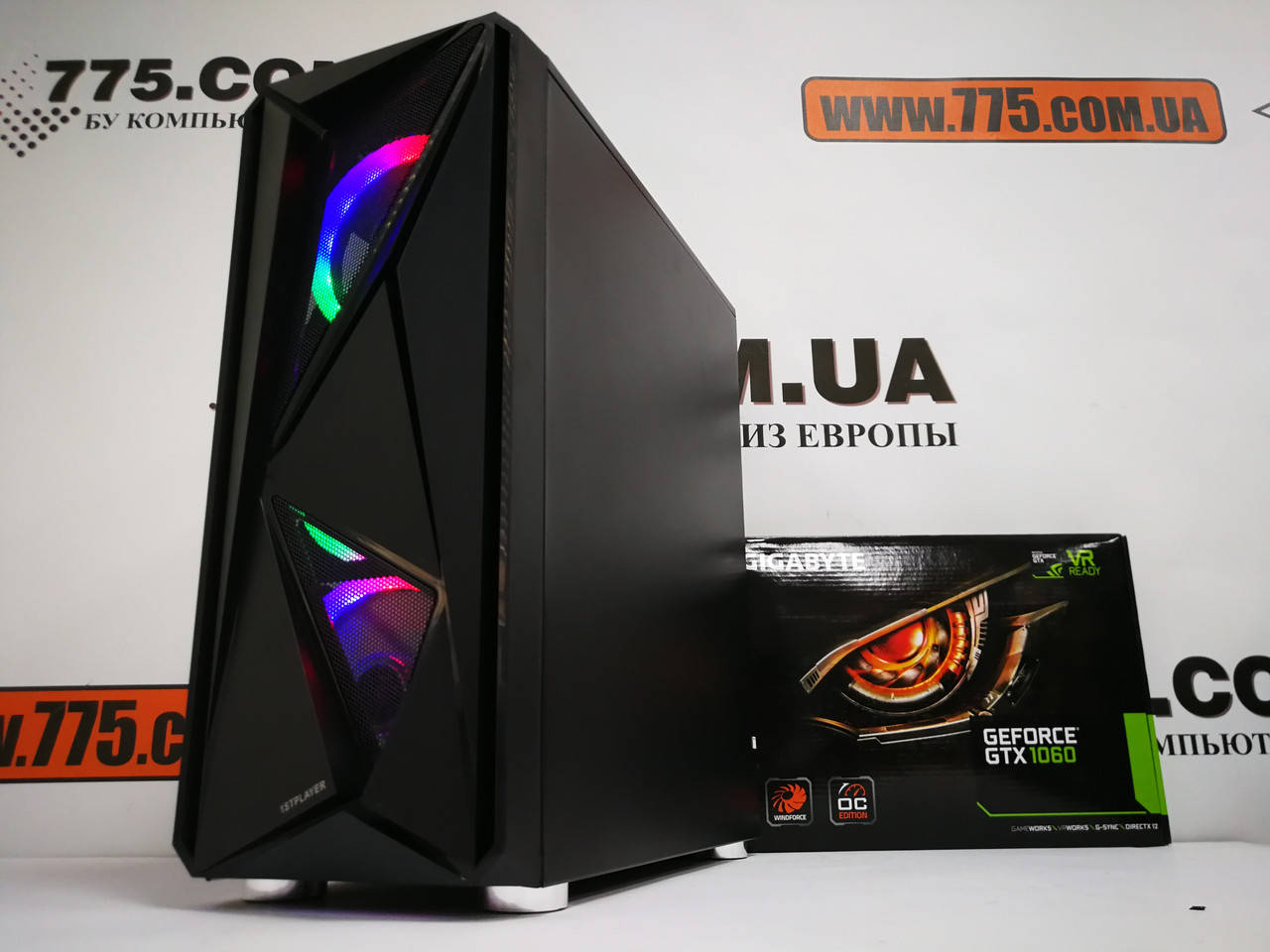Игровой компьютер 1stPlayer, Intel Core i7-4790 4.0GHz, RAM 8ГБ, SSD 120ГБ, HDD 500ГБ, GTX 1060 3GB
Игровой компьютер 1stPlayer, Intel Core i7-4790 4.0GHz, RAM 8ГБ, SSD 120ГБ, HDD 500ГБ, GTX 1060 3GB