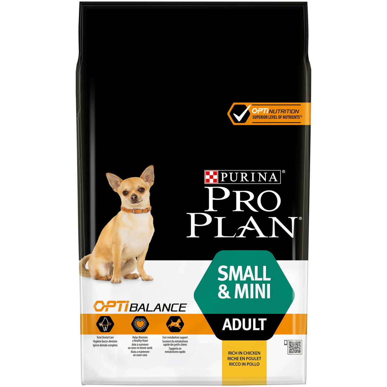 Purina Pro Plan Adult Small and Mini Optibalance 7кг - для собак мелких пород с курицей
Purina Pro Plan Adult Small and Mini Optibalance 7кг - для собак мелких пород с курицей