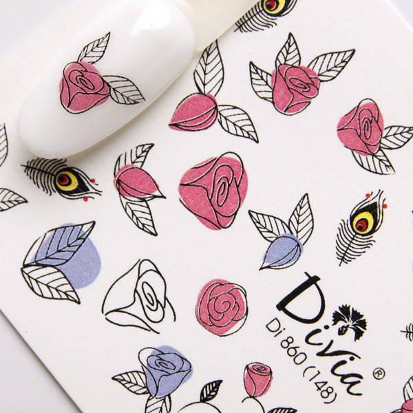 Divia Наклейки "Слайдер" Di860 №148 
Divia Наклейки "Слайдер" Di860 №148