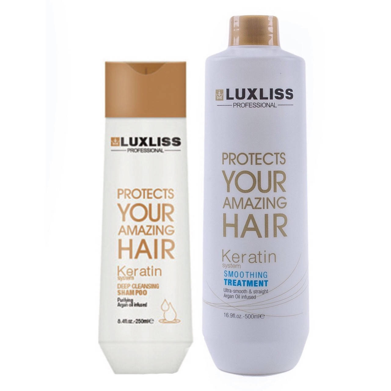 Luxliss Keratin Smoothing Treatment Набор для кератинового выпрямления, 250 мл/500 мл
Luxliss Keratin Smoothing Treatment Набор для кератинового выпрямления, 250 мл/500 мл