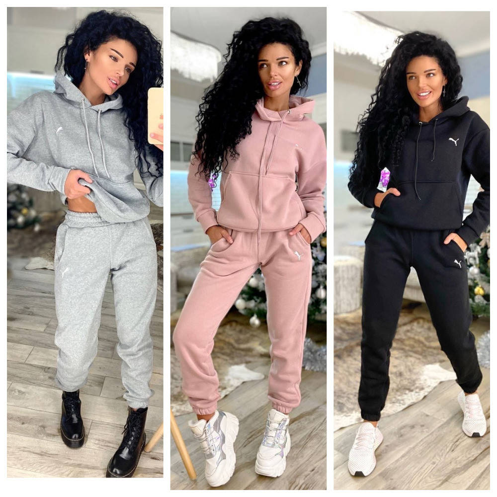 Женский теплый спортивный костюм "PUMA" на флисе. Размер: 42-44, 44-46, 46-48. Цвет: чёрный, меланж, пудра., Серый
Женский теплый спортивный костюм "PUMA" на флисе. Размер: 42-44, 44-46, 46-48. Цвет: чёрный, меланж, пудра., Серый