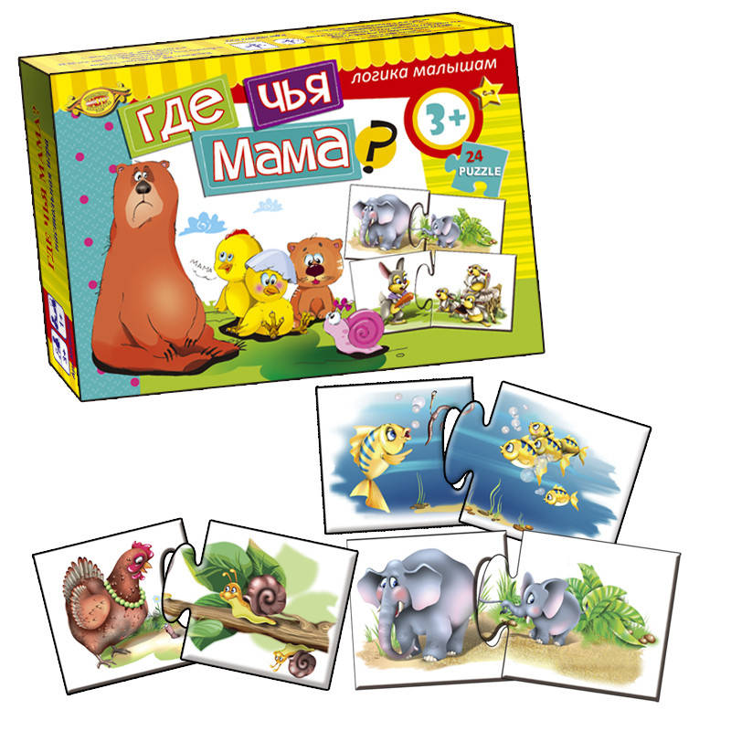 Настольная игра "ГДЕ ЧЬЯ МАМА" (Мастер)(развивающая игра для детей) арт. МКМ0309 штрих код 1030900002
Настольная игра "ГДЕ ЧЬЯ МАМА" (Мастер)(развивающая игра для детей) арт. МКМ0309 штрих код 1030900002