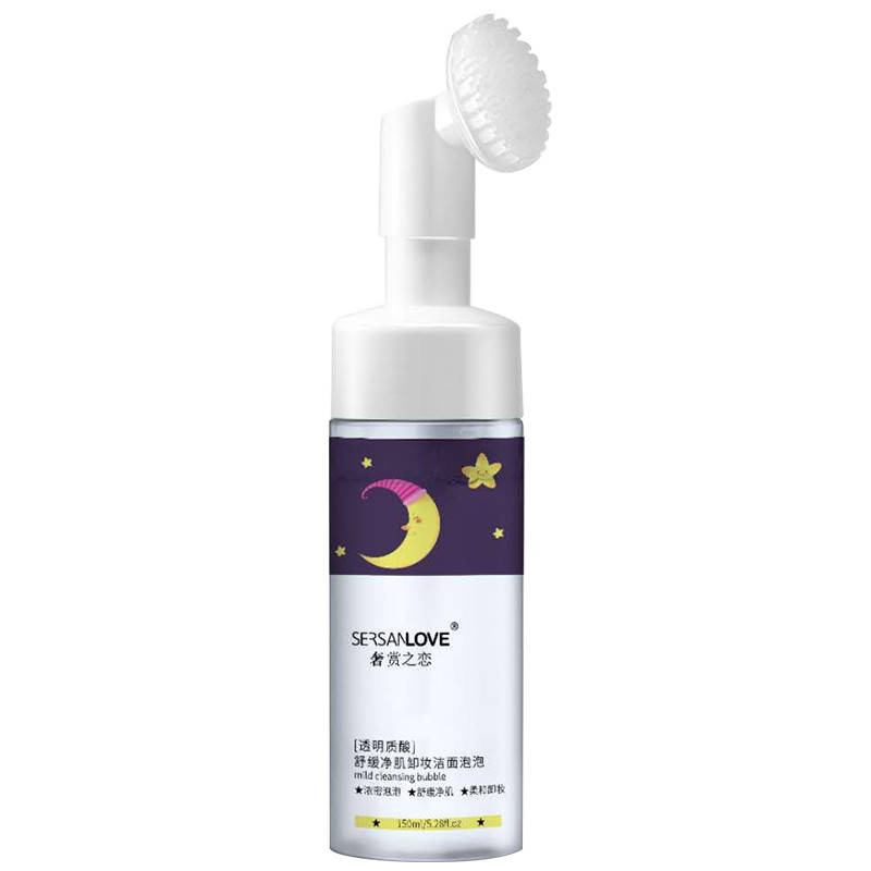 Пенка-мусс с щеточкой для умывания с грейпфрутом и алоэ Sersanlove Love Moon Mild Cleansing Bubble, 150мл
Пенка-мусс с щеточкой для умывания с грейпфрутом и алоэ Sersanlove Love Moon Mild Cleansing Bubble, 150мл