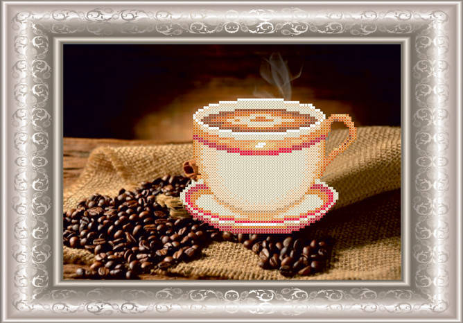 СКМ-121. Схема для вишивки бісером Смачна кава
СКМ-121. Схема для вишивки бісером Смачна кава