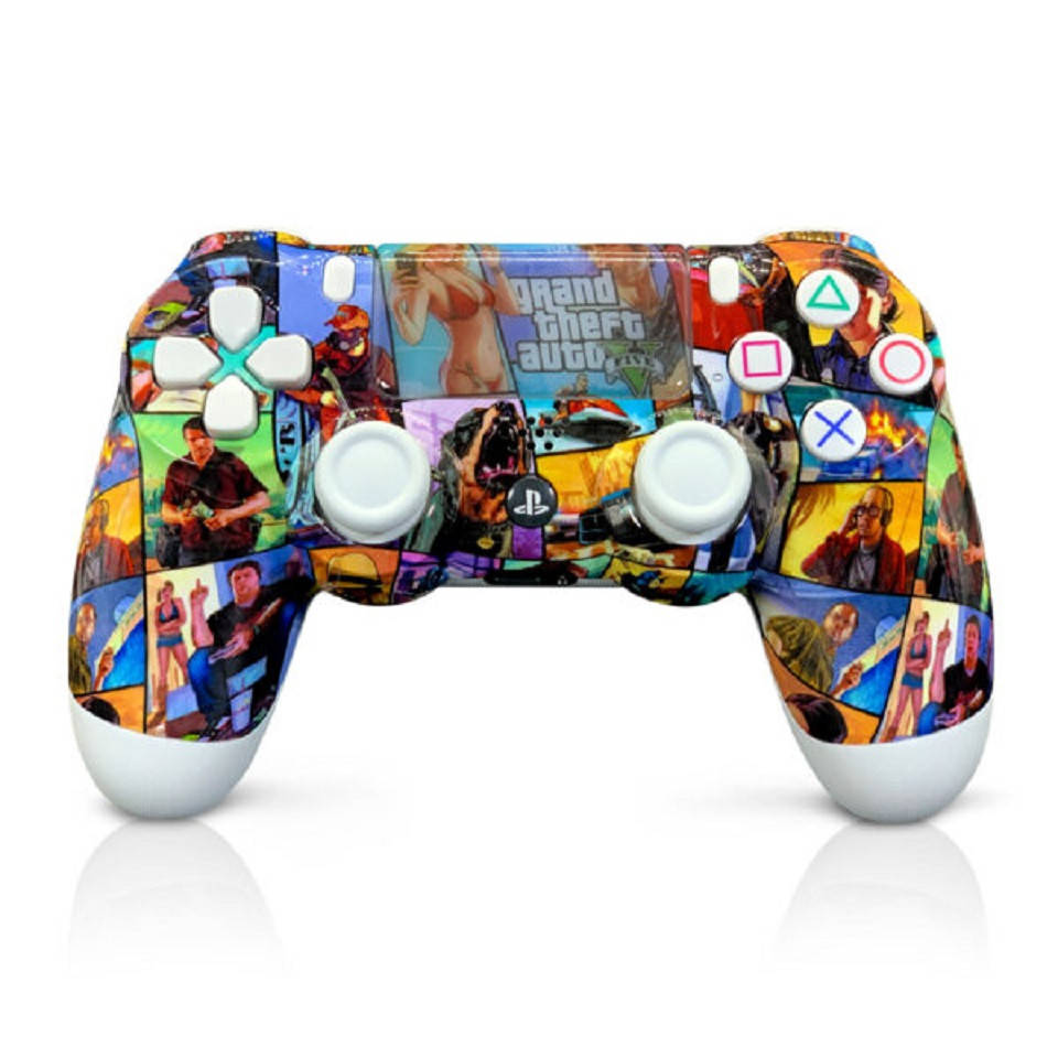 Джойстик Sony PS 4 DualShock 4 Wireless Controller Grand Theft Auto 5 GTA5, Разные цвета
Джойстик Sony PS 4 DualShock 4 Wireless Controller Grand Theft Auto 5 GTA5, Разные цвета