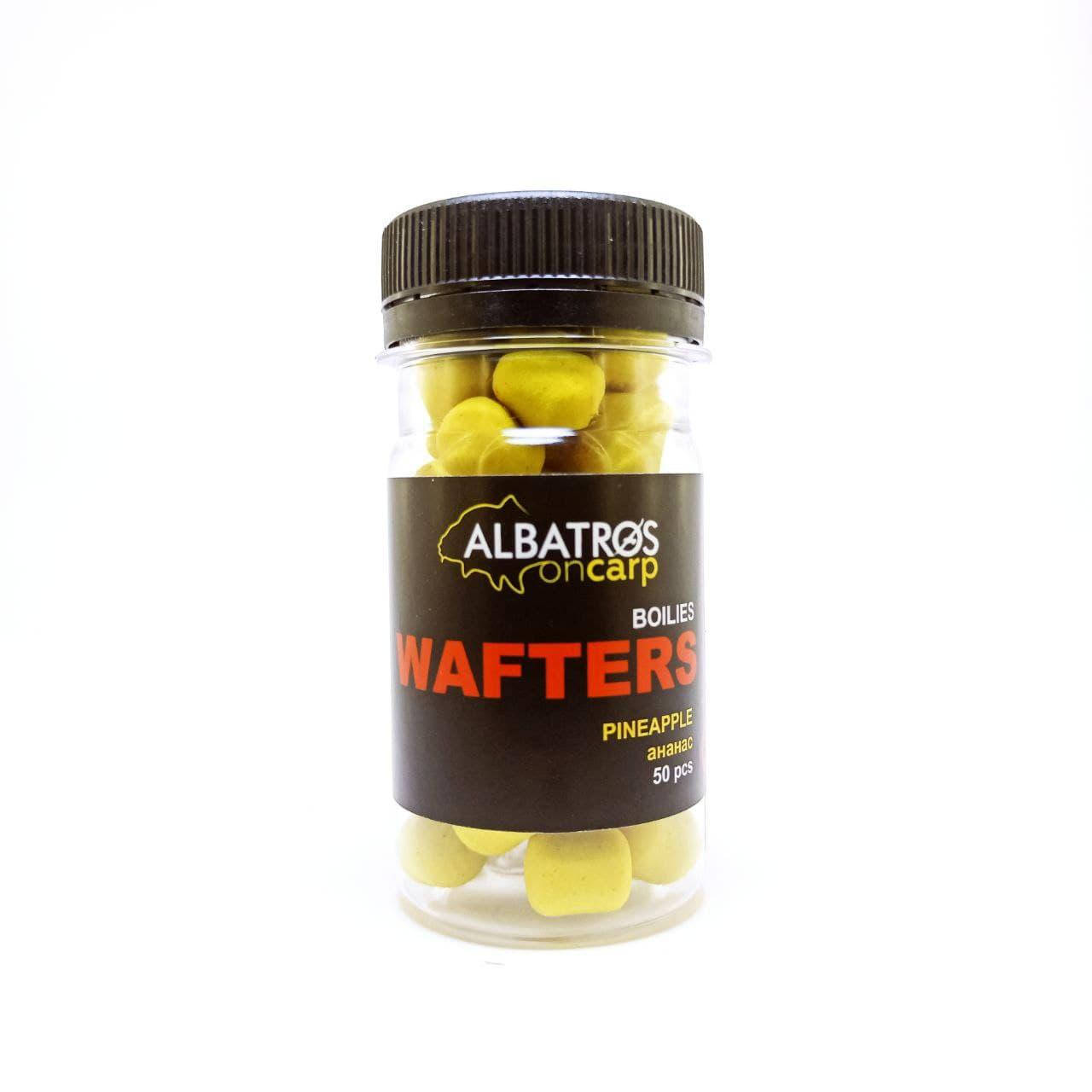 Вафтерсы бойлы нейтральной плавучести WAFTERS PINEAPPLE (АНАНАС) 11*9 "Albatros on Carp"
Вафтерсы бойлы нейтральной плавучести WAFTERS PINEAPPLE (АНАНАС) 11*9 "Albatros on Carp"