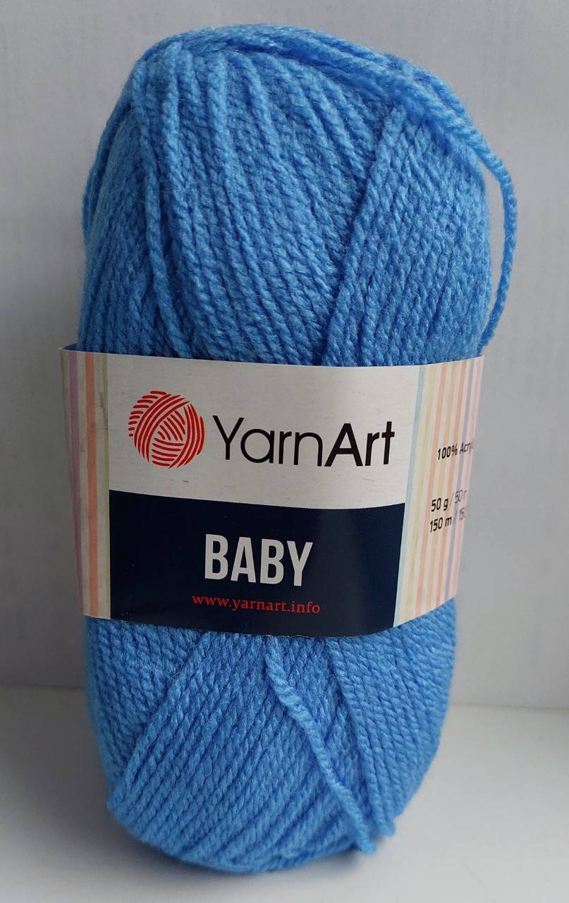Пряжа ЯрнАрт Беби ( YarnArt Beby ) №600, Голубой 
Пряжа ЯрнАрт Беби ( YarnArt Beby ) №600, Голубой