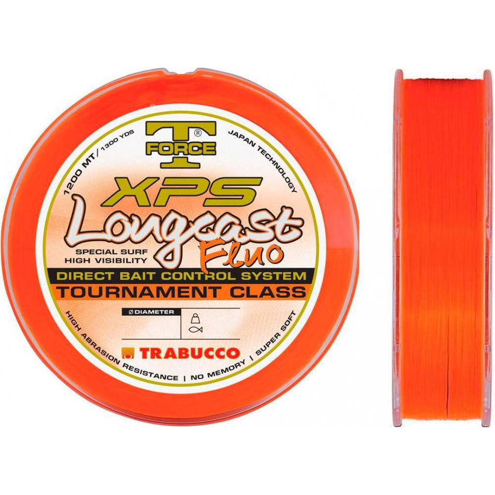 Леска Trabucco T-FORCE XPS Longcast Fluo Оранжевая 0.251mm 8.35kg 1200m, Оранжевый
Леска Trabucco T-FORCE XPS Longcast Fluo Оранжевая 0.251mm 8.35kg 1200m, Оранжевый