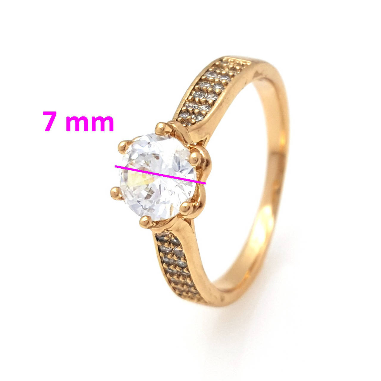 Кольцо позолоченное, Россыпь камней, p. 17, р. 18,5 р. 19,5, Xuping, 18К 
Кольцо позолоченное, Россыпь камней, p. 17, р. 18,5 р. 19,5, Xuping, 18К