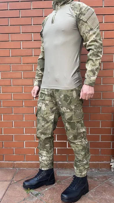 Тактическая военная форма (тактическая рубашка Убакс UBACS + Военные тактические брюки) комуфляж оливия XXL, Оливковый
Тактическая военная форма (тактическая рубашка Убакс UBACS + Военные тактические брюки) комуфляж оливия XXL, Оливковый
