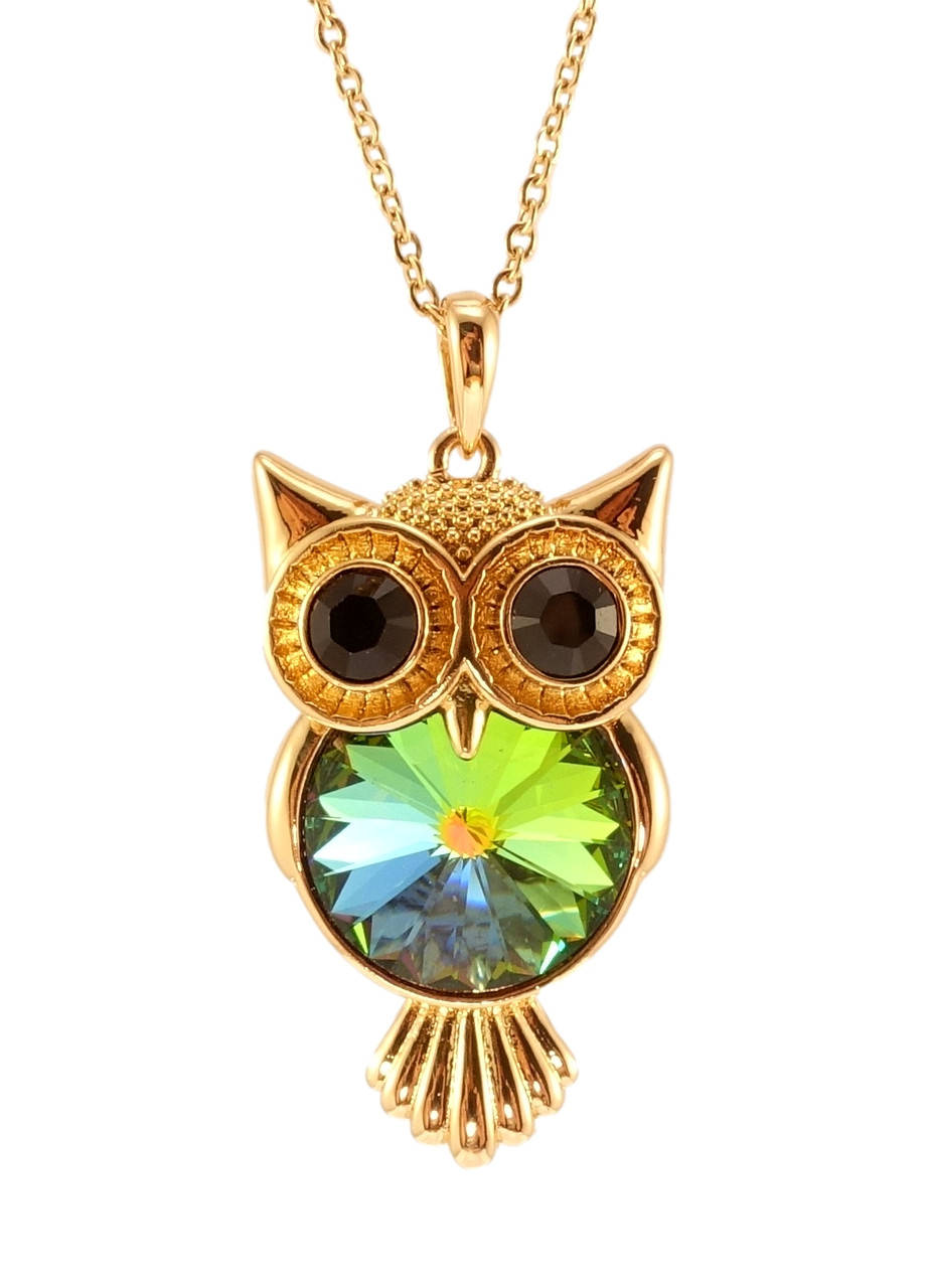 Кулон Xuping Позолота 18K с кр-ми Swarovski на цепочке "Сова с кристаллом Vitrail Medium" длина 41-47см
Кулон Xuping Позолота 18K с кр-ми Swarovski на цепочке "Сова с кристаллом Vitrail Medium" длина 41-47см