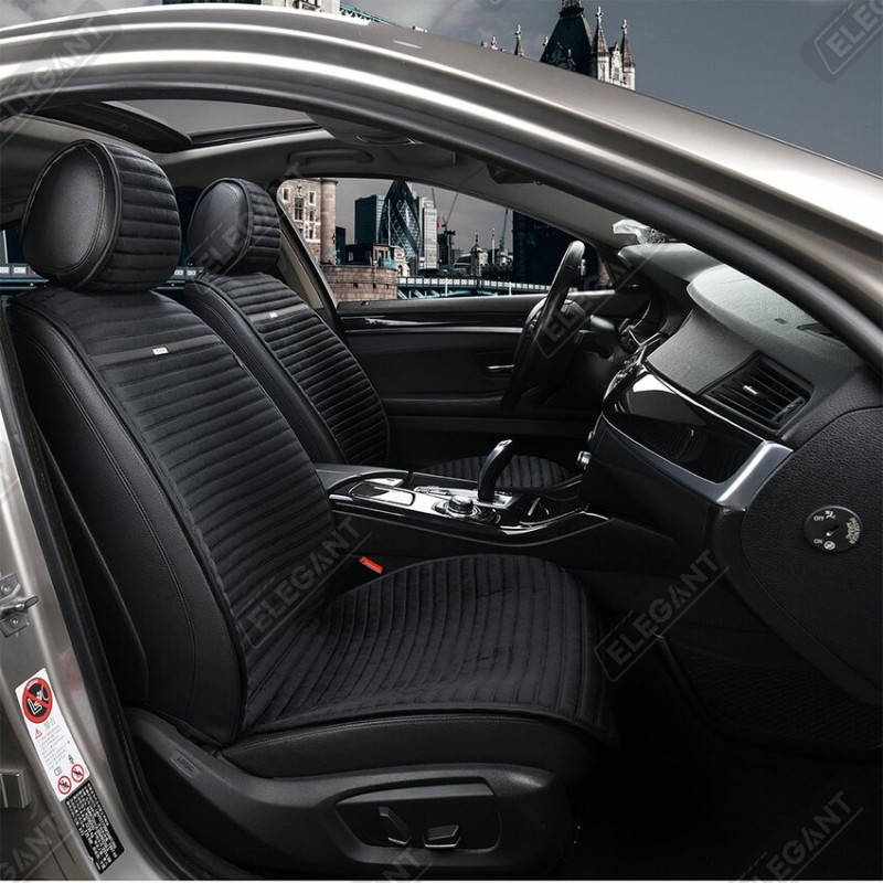 Черные накидки на сиденья автоомобиля ELEGANT NAPOLI, чехлы на сиденья декоративные (только передний ряд)
Черные накидки на сиденья автоомобиля ELEGANT NAPOLI, чехлы на сиденья декоративные (только передний ряд)