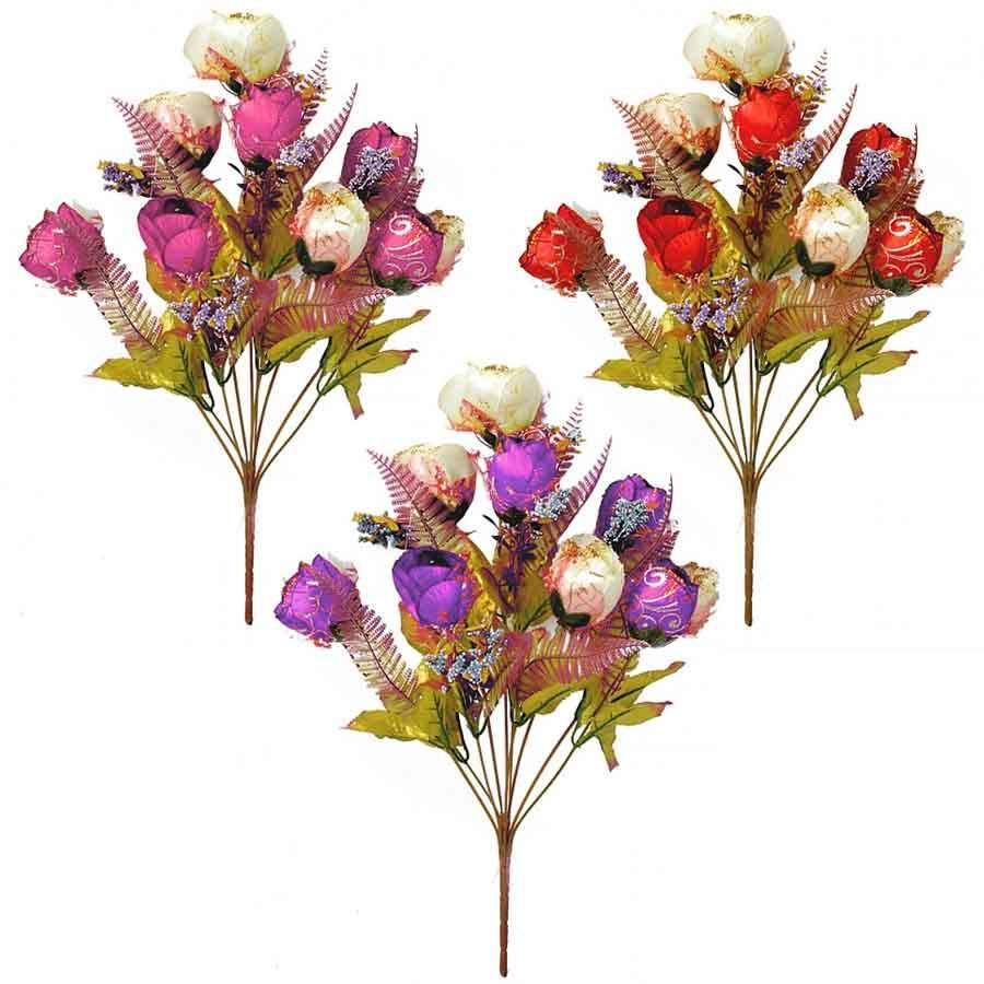 Букет искусственный "Розы бутоны 2 цвета" 10 бутонов, 6 см, 46 см
Букет искусственный "Розы бутоны 2 цвета" 10 бутонов, 6 см, 46 см