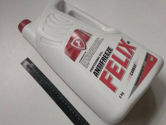 Антифриз FELIX CARBOX (-40) (красный) 5 кг.
Антифриз FELIX CARBOX (-40) (красный) 5 кг.