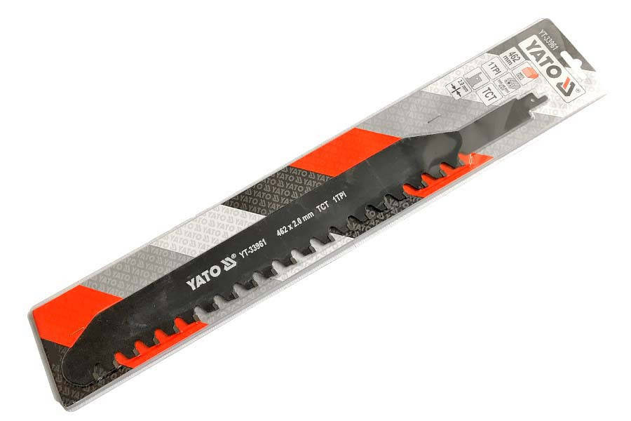 Сабельное полотно по керамическому и силикатному кирпичу Yato 462x2 мм, 1 зуб/1" (YT-33961)
Сабельное полотно по керамическому и силикатному кирпичу Yato 462x2 мм, 1 зуб/1" (YT-33961)