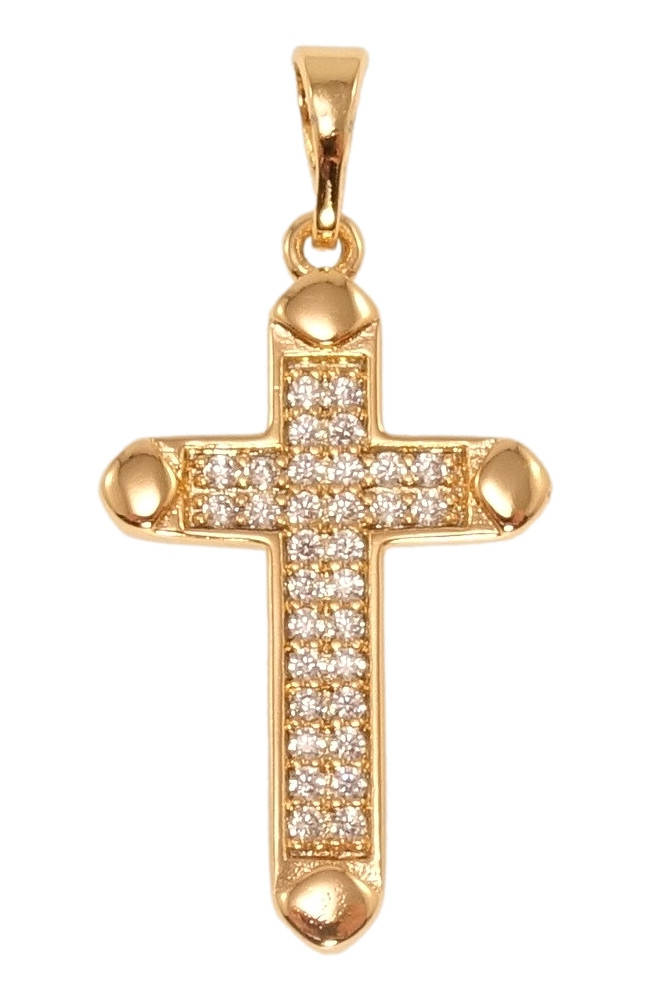 Кулон Xuping Позолота 18K "Декоративный Крест с инкрустацией цирконием" 
Кулон Xuping Позолота 18K "Декоративный Крест с инкрустацией цирконием"