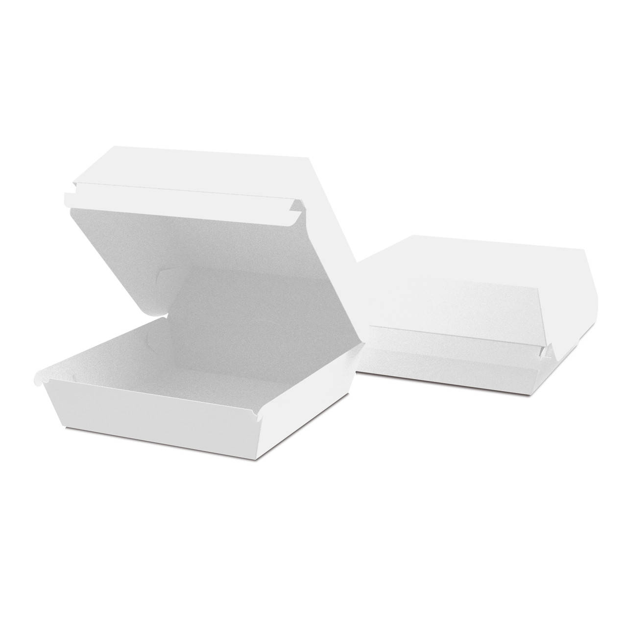 Упаковка для бургеров "Миди" Белая, Белый 
Упаковка для бургеров "Миди" Белая, Белый