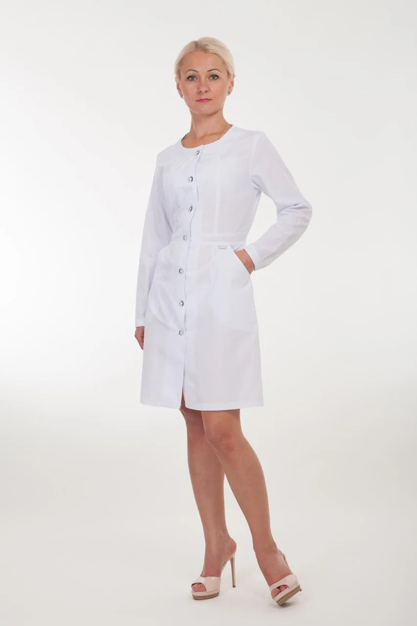 Класичний медичний халат, Белый
Класичний медичний халат, Белый