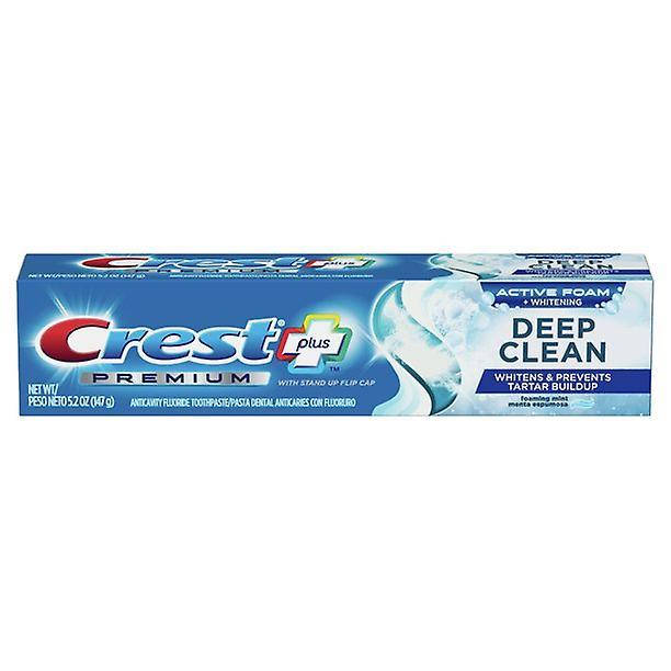 Зубная паста глубокоочищающая с активной пеной Crest Premium Deep Clean Active foam Toothpaste 147гр
Зубная паста глубокоочищающая с активной пеной Crest Premium Deep Clean Active foam Toothpaste 147гр