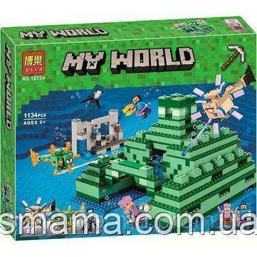 Конструктор Bela 10734 Подводный храм Lego Майнкрафт Minecraft 1134 дет 
Конструктор Bela 10734 Подводный храм Lego Майнкрафт Minecraft 1134 дет