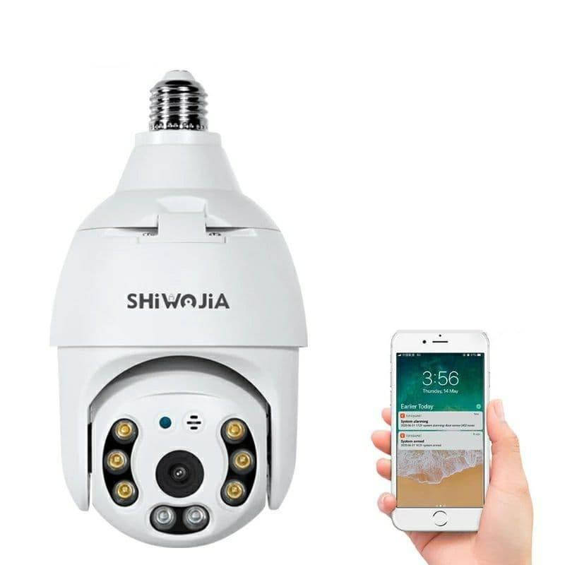Наружная поворотная камера лампа Shiwojia ST-951-5M-TY с автоматическим отслеживанием. TuyaSmart / Smart Life
Наружная поворотная камера лампа Shiwojia ST-951-5M-TY с автоматическим отслеживанием. TuyaSmart / Smart Life