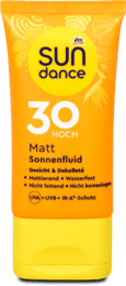 Sundance Sonnenfluid Gesicht matt LSF30 Матирующий солнцезащитный флюид для лица и декольте СПФ30 50 мл
Sundance Sonnenfluid Gesicht matt LSF30 Матирующий солнцезащитный флюид для лица и декольте СПФ30 50 мл