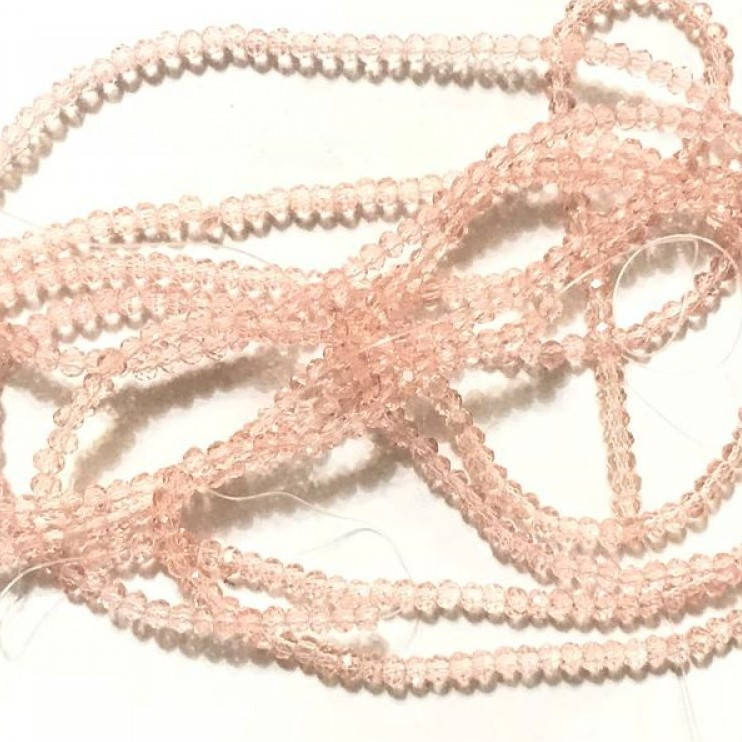 Бусины стекло Finding Рондель гранёнка Розовый 2 мм Вязка 185 шт 
Бусины стекло Finding Рондель гранёнка Розовый 2 мм Вязка 185 шт