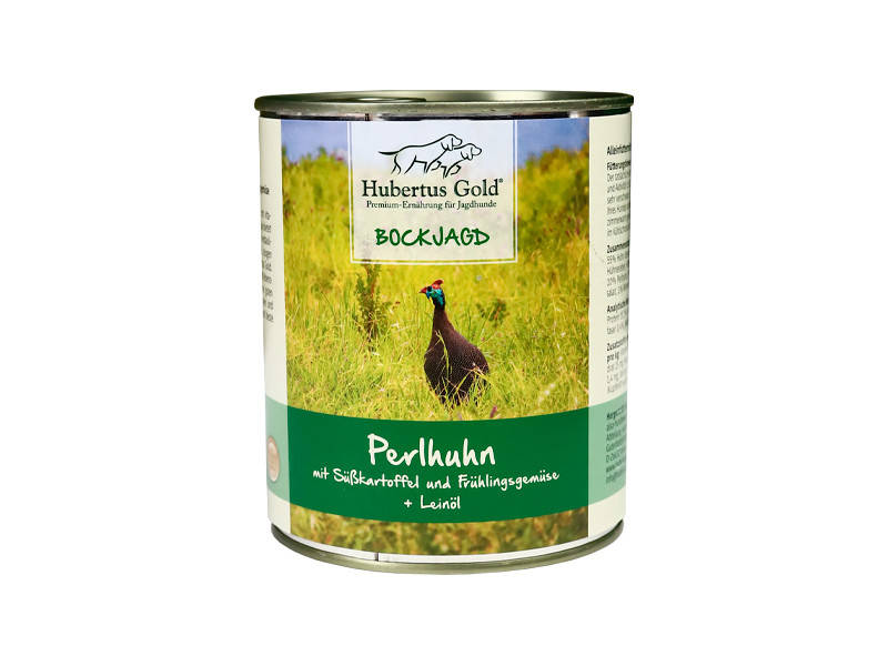 Hubertus Gold Консервы для собак с цесаркой, бататом, весенними овощами и льняным маслом (800г)
Hubertus Gold Консервы для собак с цесаркой, бататом, весенними овощами и льняным маслом (800г)