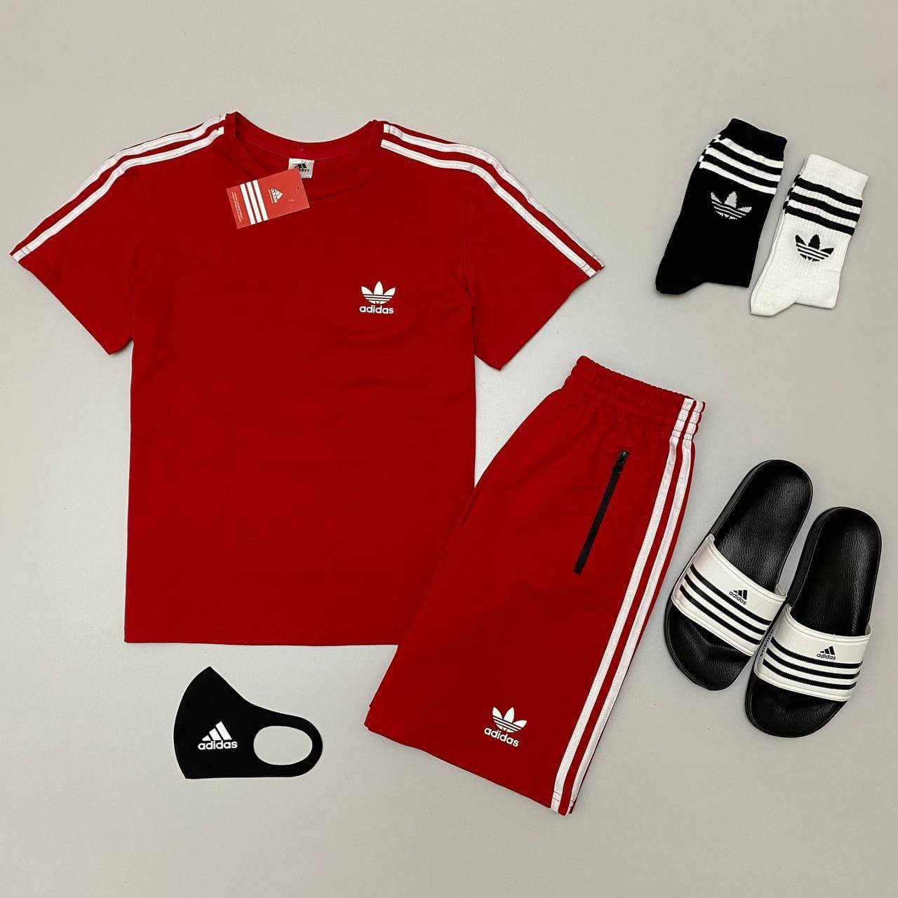 Adidas набор мужской футболка-шорты-тапки-маска-2пары носки XS S M L XL XXL XXXL, Красный
Adidas набор мужской футболка-шорты-тапки-маска-2пары носки XS S M L XL XXL XXXL, Красный
