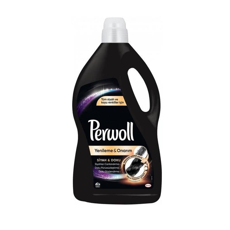 Гель для стирки Perwoll Black 4л, 66 циклов стирки 
Гель для стирки Perwoll Black 4л, 66 циклов стирки