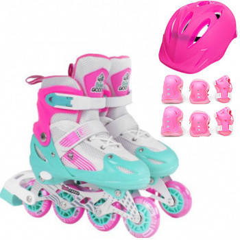 *Комплект ролики+шлем+защита Best Rollers размер M /34-37/ колёса PVC арт. 80065-М/29759/34590
*Комплект ролики+шлем+защита Best Rollers размер M /34-37/ колёса PVC арт. 80065-М/29759/34590