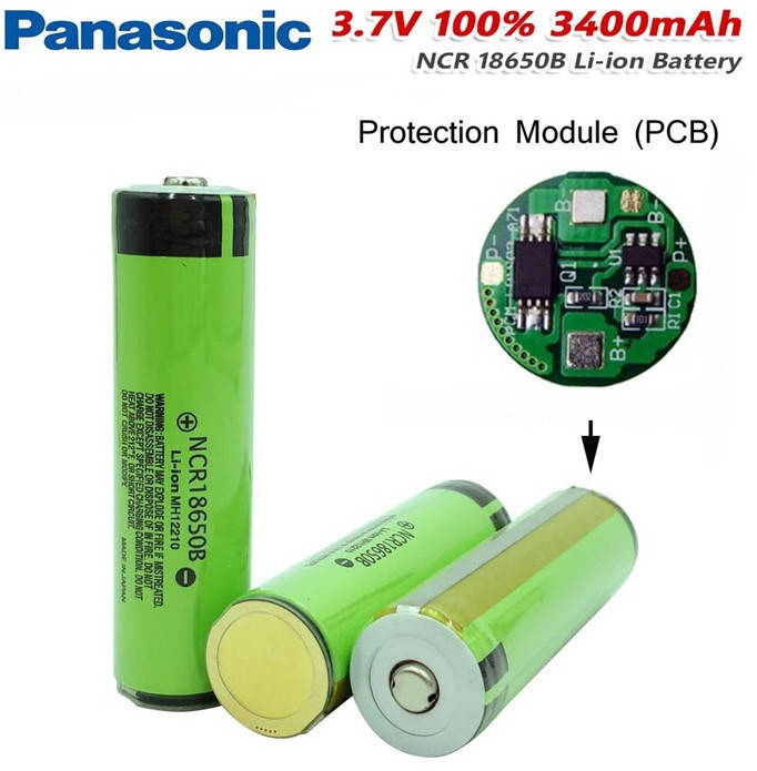 Защищенный Аккумулятор PANASONIC NCR18650B (MH12210) 3400mAh + PCB Плата защиты, 8A, Li-Ion, Japan, PROTECTED
Защищенный Аккумулятор PANASONIC NCR18650B (MH12210) 3400mAh + PCB Плата защиты, 8A, Li-Ion, Japan, PROTECTED