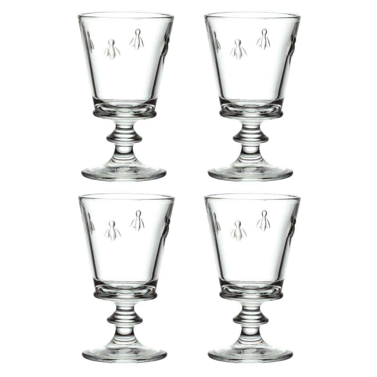 Набор бокалов для вина (4 шт.) La Rochere SET DE 4 VERRES A VIN ABEILLE 6110/01 240мл. (611001S4), Бесцветный
Набор бокалов для вина (4 шт.) La Rochere SET DE 4 VERRES A VIN ABEILLE 6110/01 240мл. (611001S4), Бесцветный