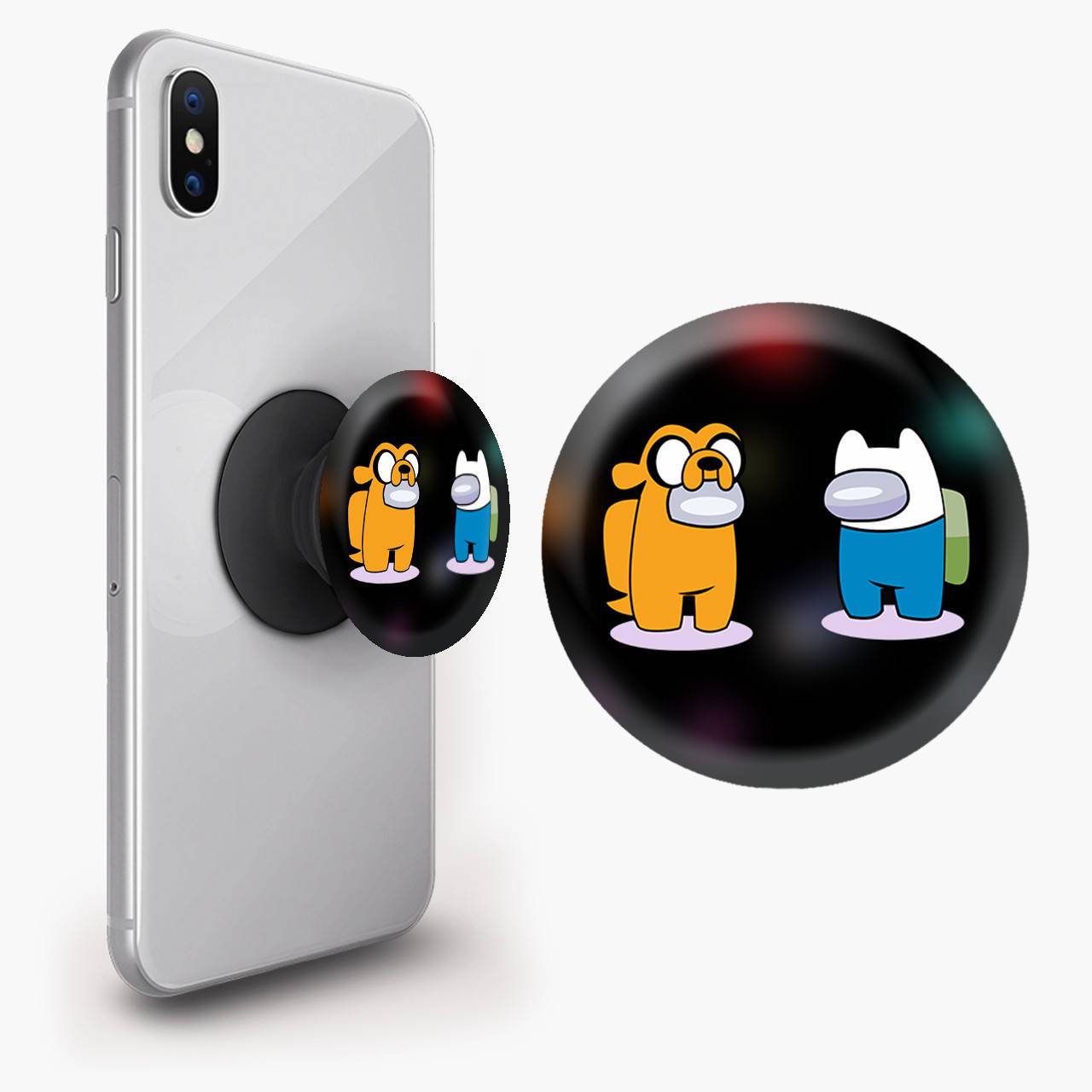 Попсокет (Popsockets) держатель для смартфона Амонг Ас Время приключений Фин и Джейк (Among Us Adventure Time Черный
Попсокет (Popsockets) держатель для смартфона Амонг Ас Время приключений Фин и Джейк (Among Us Adventure Time Черный