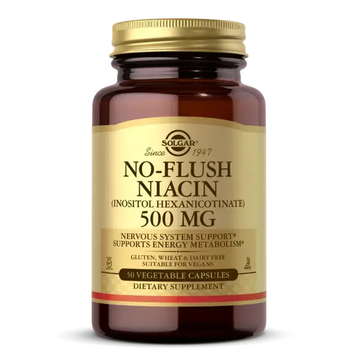 Ниацин (не вызывающий покраснений), No-Flush Niacin, Solgar, 500 мг, 50 капсул (SOL-01910)
Ниацин (не вызывающий покраснений), No-Flush Niacin, Solgar, 500 мг, 50 капсул (SOL-01910)