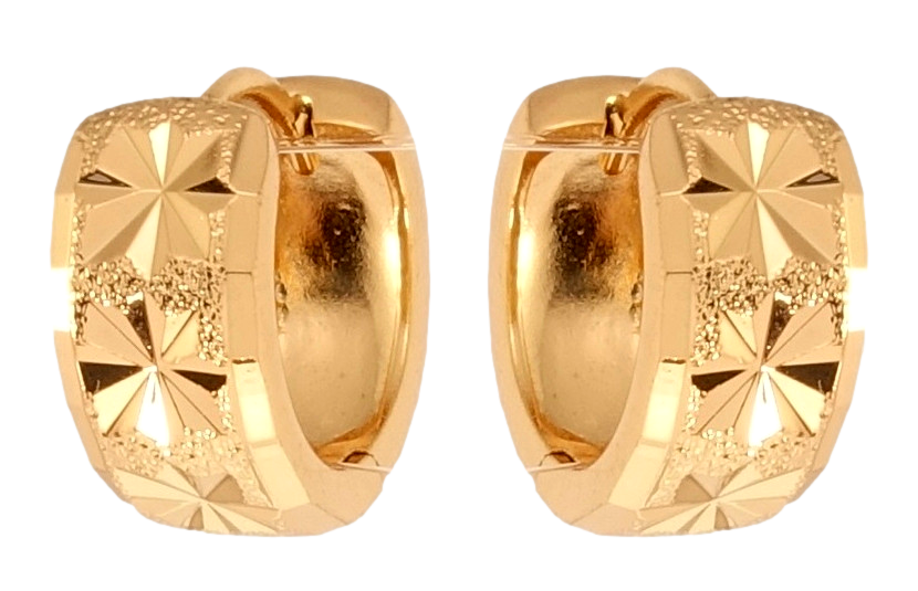 Серьги XP Позолота 18К колечки "Широкие с узором звездочки насечками"
Серьги XP Позолота 18К колечки "Широкие с узором звездочки насечками"