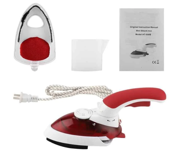 Ручной паровой отпариватель Mini Steam Iron HT-558B - компактный дорожный паровой утюг с щеткой Красный (b60)!
Ручной паровой отпариватель Mini Steam Iron HT-558B - компактный дорожный паровой утюг с щеткой Красный (b60)!