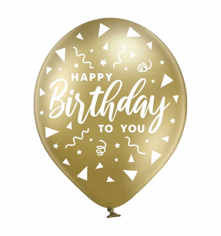 Латексный шарик BELBAL 12"(30 см) HAPPY BIRTHDAY to you (хром золото), Разные цвета
Латексный шарик BELBAL 12"(30 см) HAPPY BIRTHDAY to you (хром золото), Разные цвета