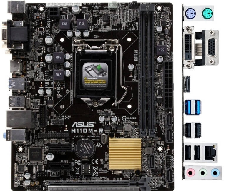 БУ Материнская плата s1151, ASUS H110M-R (2xDDR4, Intel H110, PCI-Ex16x1, VGA, DVI, HDMI, microATX
БУ Материнская плата s1151, ASUS H110M-R (2xDDR4, Intel H110, PCI-Ex16x1, VGA, DVI, HDMI, microATX